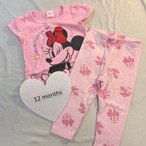 Disney - Minnie Mouse Pink 2-piece Set for babies/toddlers